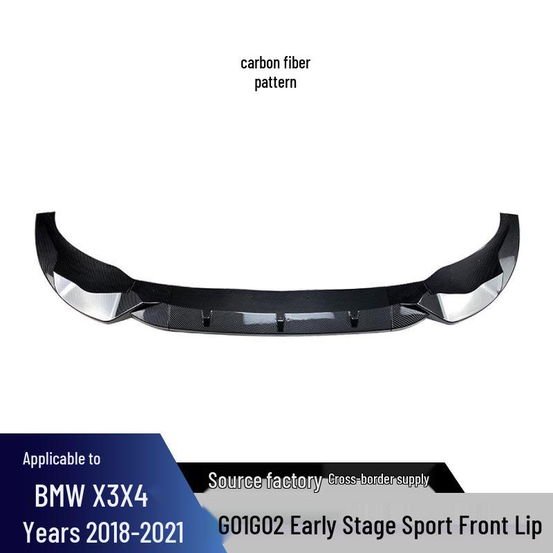 Compatible with BMW Sport: Front Lip, Canards, and Rear Bumper Corners for Modification