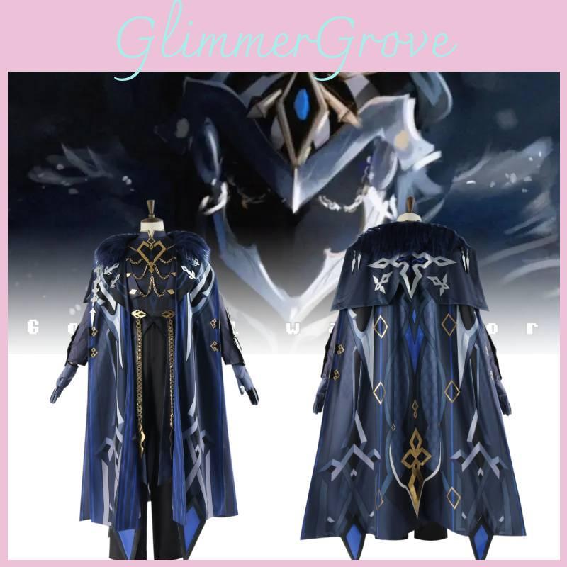 The Genshin Cosplay Captain Capitano Costume Halloween Carnival Costume Suit