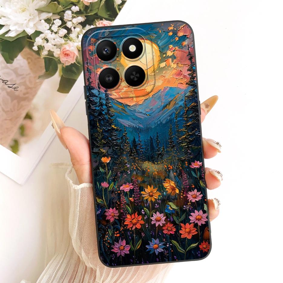 Etui For Honor 400 Smart 5G LGN-NX1 Urocze Śmieszne Kreskówkowe Pokrowiec Odporne na Wstrząsy Etui na Telefon Dla Honor X7d 4G HonorX7d 5G Miękkie Pokrowce Torby