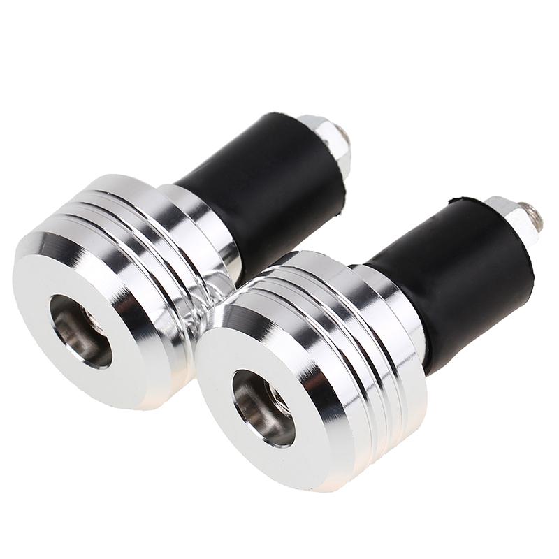 

7/8 22 Mm Motorcycle Handle Bar End Handlebar Grips Sliders Cap Plug Counterweight Cover for Honda Kawasaki Suzuki Ducati BMW серебряный