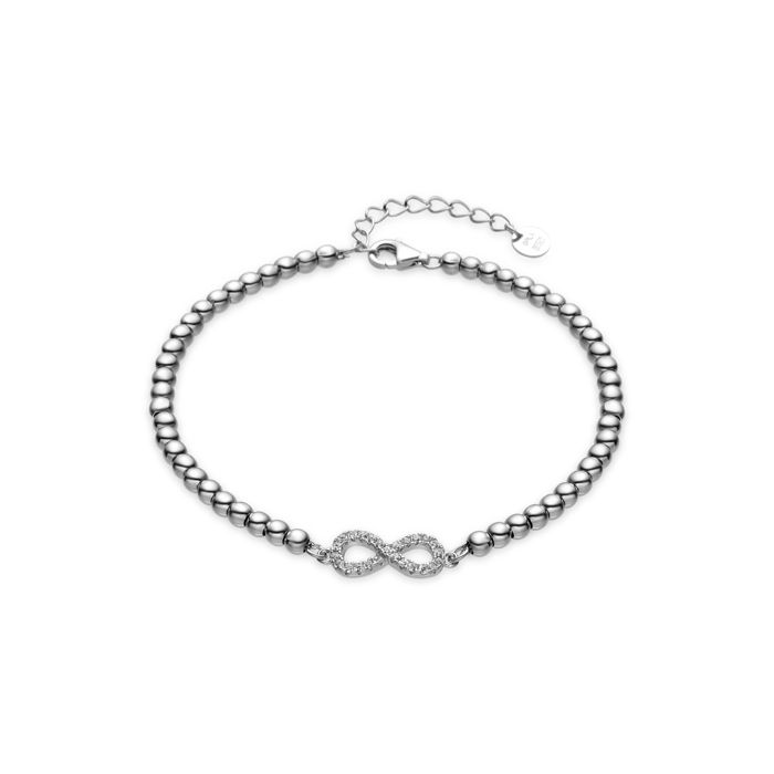 Bracelet - LUXENTER - Krom - Argent 925 - Zirconium - Plaqué Finition En Rhodium