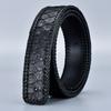 Python Leather Belt Men Without Button Head Phnom Penh High-End Men'S Business Belt Body