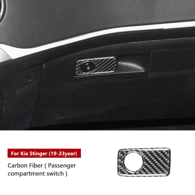 ES Carbon Fiber Other Interior Accessories for KIA Stinger 19-23 Year Full Set of Parts Carbon Fiber Stinger Accessories