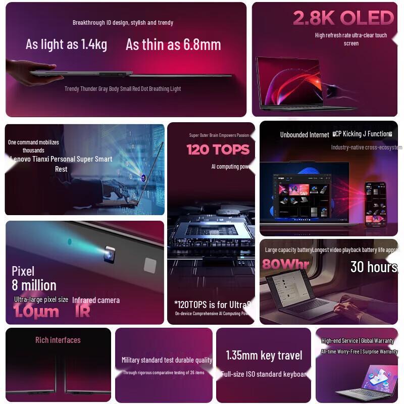 Lenovo ThinkPad X9-15 Aura AI Business Laptop (CN version)