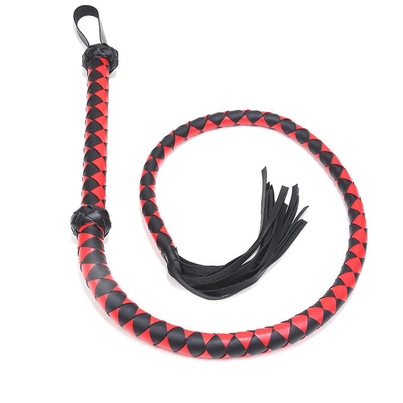 Long  Whips Whipping Sex Slave Erotic Horsewhip for Fetish Couples Spanking Flogging Masochists Sex Toys 56.7 Inch 143cm