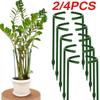 2/4PCS Plastic Plant Support Pile Frame Greenhouse Arrangement Semicircle Fixed Rod Indoor Flower Plant Vine Climbing Bracket