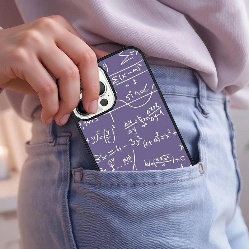 Symbol Math Science Physics Formulas Phone Case For iPhone 17 Air 15 16e 14 13 Pro Max Coque 12 11 Pro Max PLUS cover