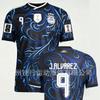 Argentina 2026 Away Soccer Jersey Messi 10 Fan Short Sleeve Top Men Sports Team Shirt