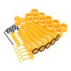 5 Set Gas Can Spout Kit Anti Spill HDPE Flexible 8.1in Hose Gas Can Nozzle Replacement for 1 2 5 10 Gallon Fuel Cans