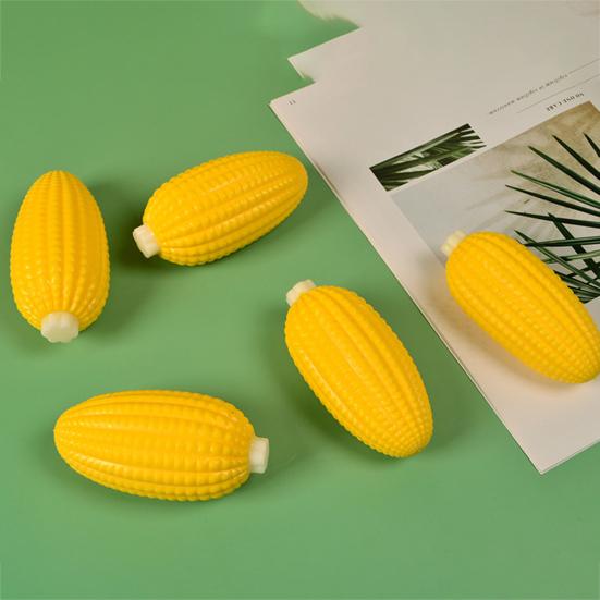 1/2/3Pcs Stress Relief Fake Corn Squeeze Toy Simulated Corn Decompression Toy Home Office Soft Stretchy Corn Fidget Toy Party Favors