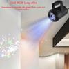 Proiector cu fulgi de zăpadă de Crăciun Lumini LED pentru dormitor, lampă de proiecție cu zăpadă dinamică, albă, rotativă, ornamente de interior de Anul Nou