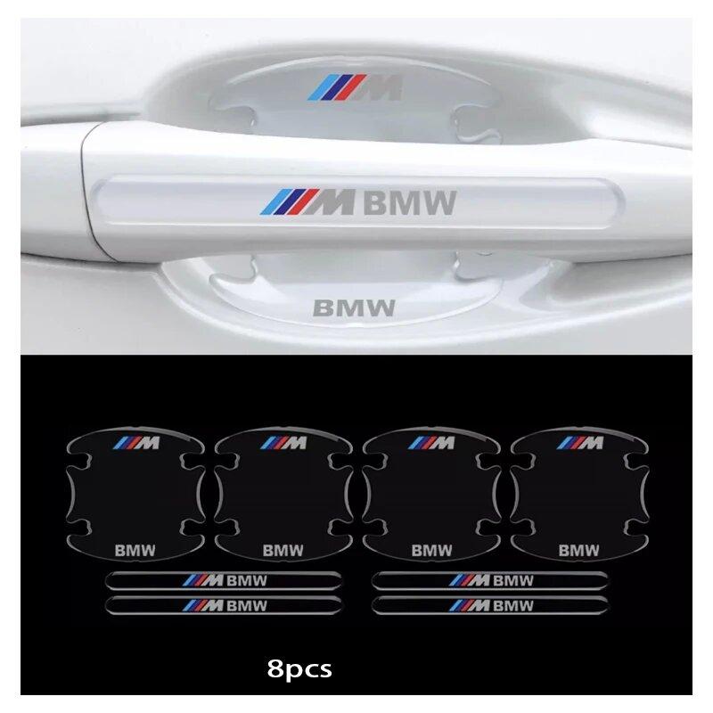BBJP8 Car Door Bowl Handle Protector Stickers Transparent Anti-scratch Film For BMW E36 E39 E46 E60 E90 E90 F01 F10 F30 E93 G01 G20