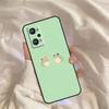 Cute Frog Cartoon Case For Realme C55 C71 C75 C61 C53 C33 C63 C51 C65 C67 11 12 13 14 15 Pro Plus GT6 GT7 Pro