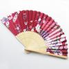 Japanese Floral Hand Fan for Music Festival Dance Gift Performances Home