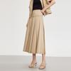 ELLE Elegant High-Waisted Pleated A-Line Skirt Women skirts L8SRM033