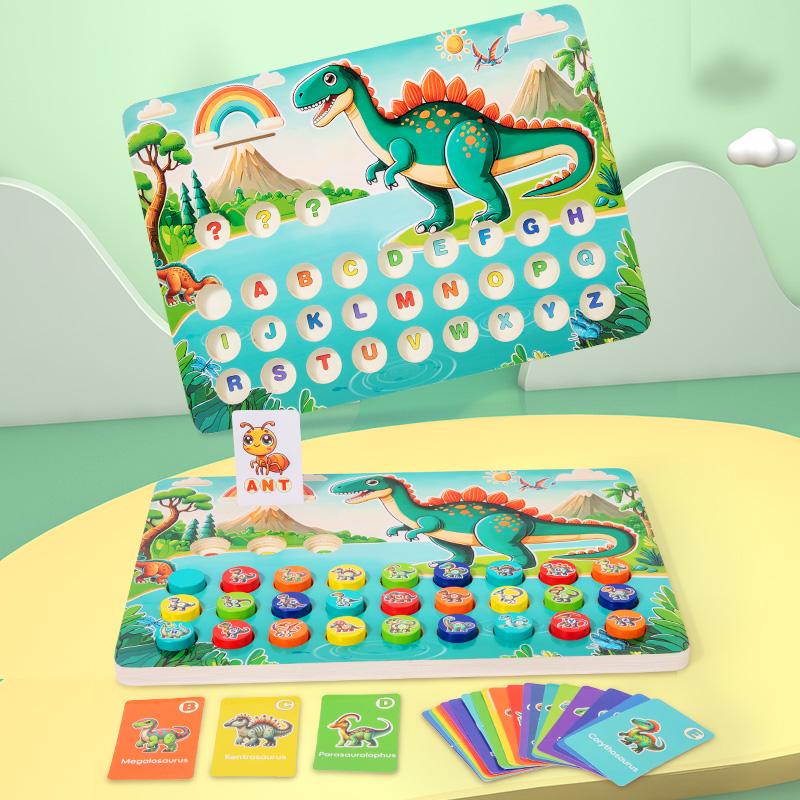 Dinosaur Alphabet Matching - Suitable For Children's Phonics Learning Letter Recognition And Early Reading Skill Development