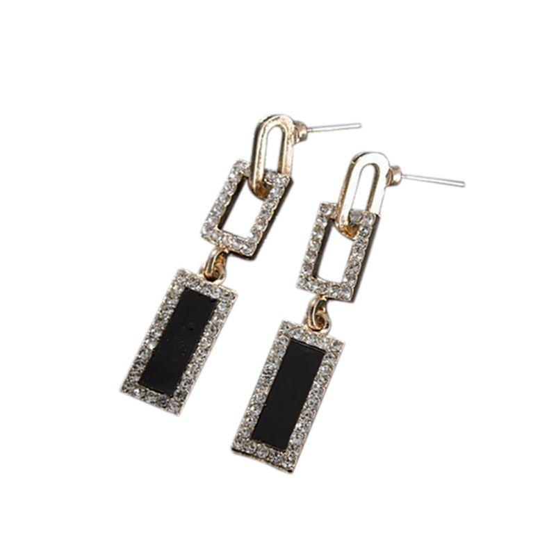 

Женские геометрические серебряные иглы для ночного клуба длинные асимметричные милые ювелирные серьги-гвоздики