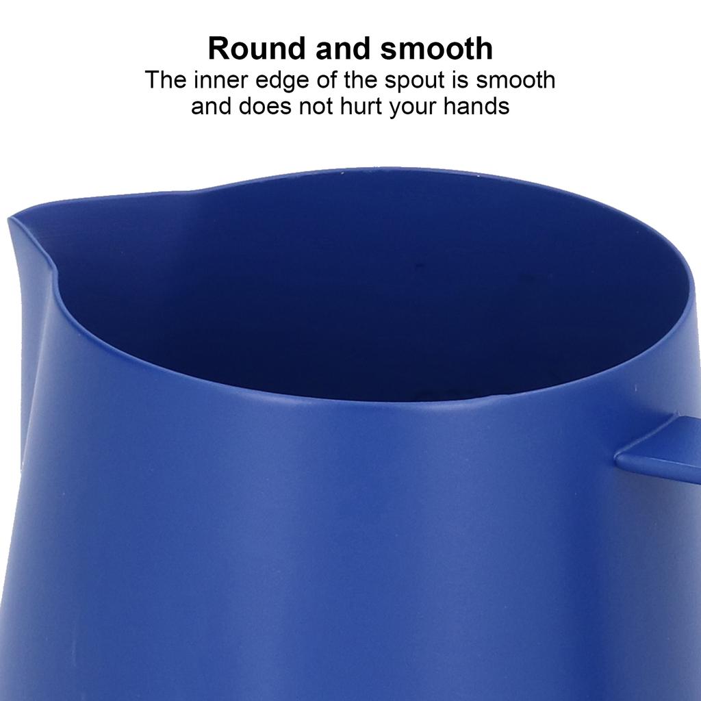 Nerezová konvička na kávu šálek na napěnění mléka s výlevkou proti odkapávání do kuchyně(400 ml )