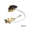 Motorcycle Front /Rear Hydraulic Disc Brake Kit For Most 50cc-125cc Motocross Pit Dirt Bike BBR TTR CRF 50 XR Apollo Motorbike