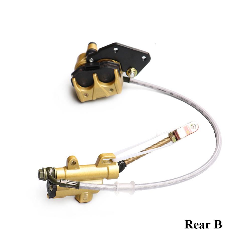 Motorcycle Front /Rear Hydraulic Disc Brake Kit For Most 50cc-125cc Motocross Pit Dirt Bike BBR TTR CRF 50 XR Apollo Motorbike