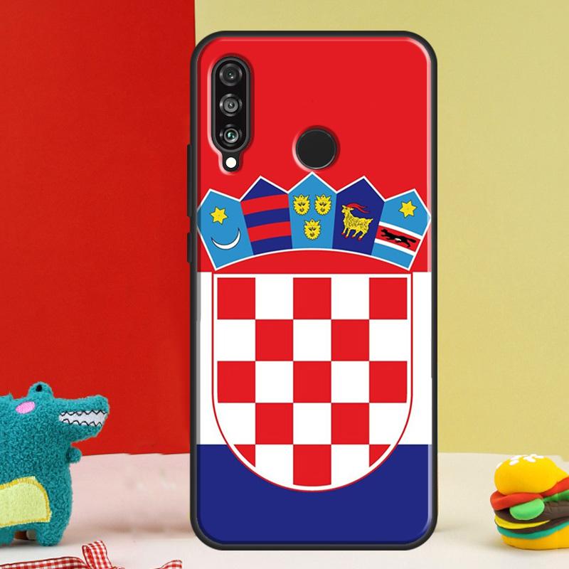 Croatia flag For Huawei Nova 9 10 SE 12i 12s 11i 5T Y91 Y90 Y60 Y70 Y72 Y61 P60 Pro P20 P30 P40 Lite Case