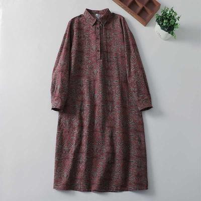 Women's Drawstring Cotton Dress