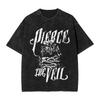 Pierce The Veils Rockband Vasket T-shirt Streetwear Nyhed T-shirt T-shirts til Mænd Kvinder Kortærmet High Street
