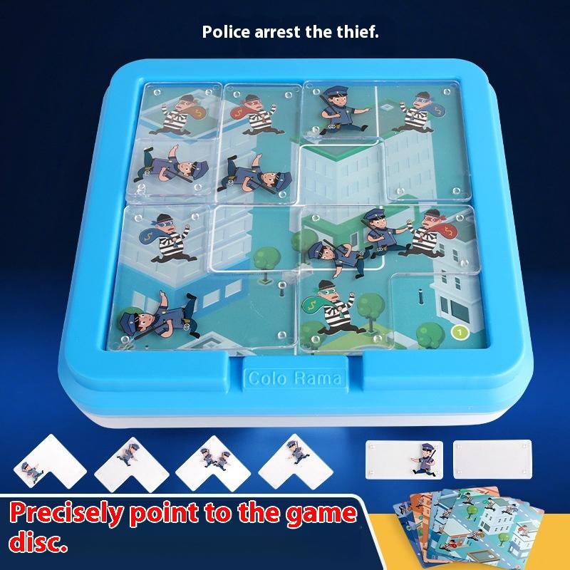Children's Educational Toys, Cops Catch Thieves, Ghost Catchers, Round-up Games, Interactive Board Games, Thinking, Concentration