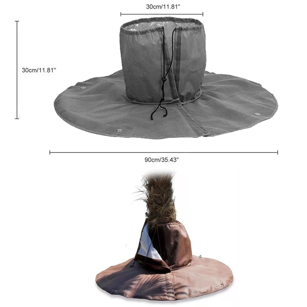 Winter For Trees, Protection Olive Heat-Retaining Covers, Sturdy, Exceptional Cold To For Use, Gardens, And Snowy