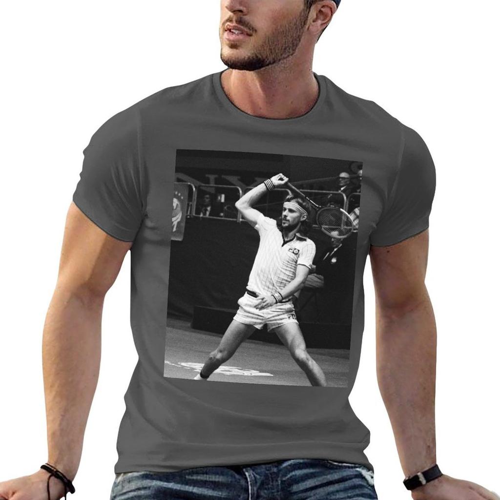 Borg The Ice Unisex Tennis Legend TShirt Unisex T Shirts Cotton Cotton Tshirt TShirt