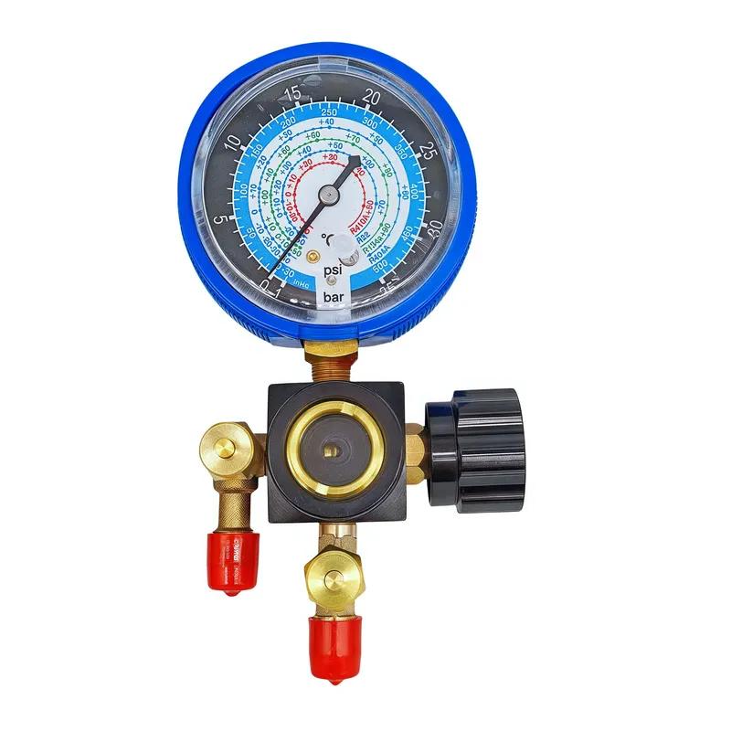 500-800psi pressure gauge, suitable for refrigerant pressure gauges of R410A, R22, R134A and R404A refrigeration systems