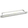 Patch Panel - Logilink - Keystone 19 - Shielded - Light Gray - 1u