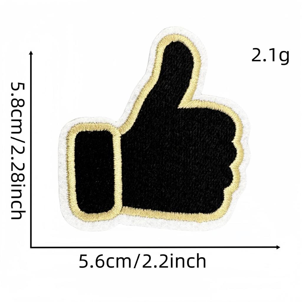 2025 Black Gold Graduation Embroidery Patch - Versatile Style Iron-on Flower