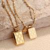 Star Square Pendant Necklace - Fashionable, Non-fading Clavicle Chain with a Chic, Luxurious Design