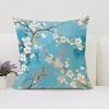 Japanese Cherry Blossom Cushion Cover 45X45 Cushions Covers Pillow Covers Decorative Luxury Pillowcase 45*45 Bed Pillowcases