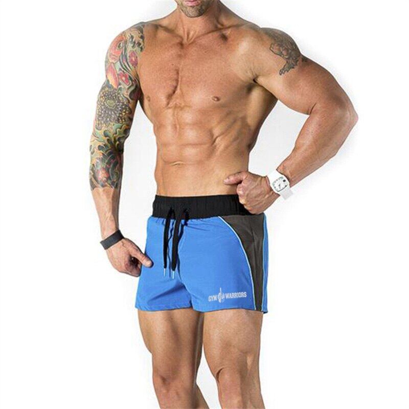 Muscleguys Mens Short Shorts Gym Training Wear Sports Basic Quick Dry Fit 4 Colors Instock Male Beash Swimming Fashion Bottom Shorts