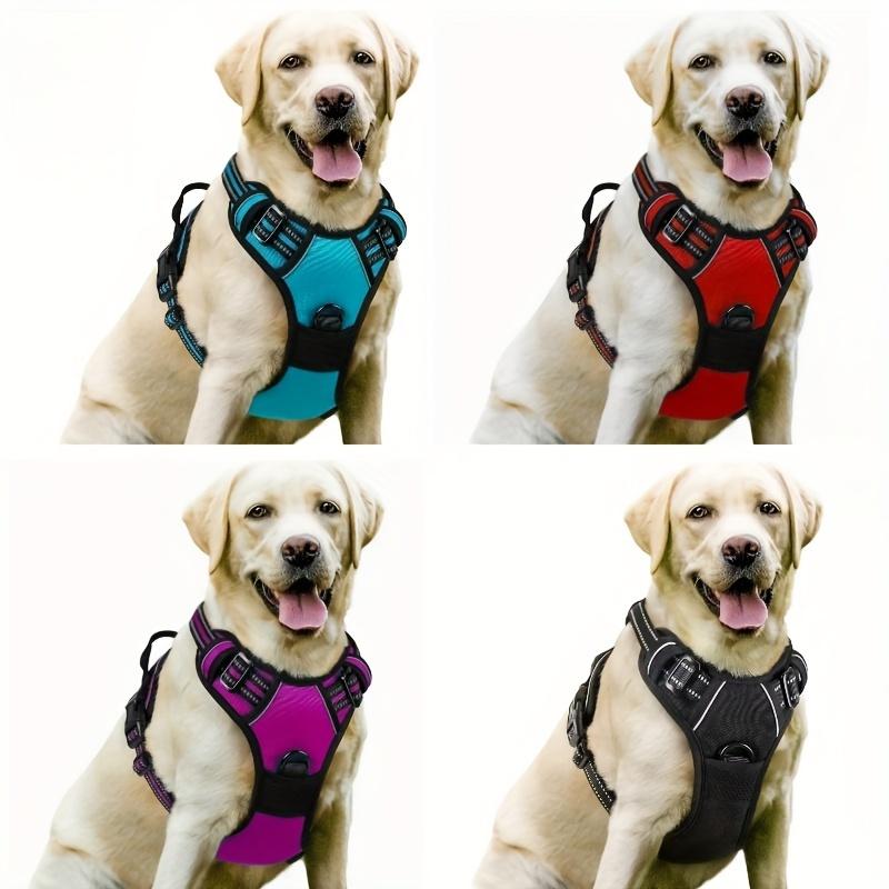 1Pc New Comfortable Reflective Vest For Large Dog Leash Pet Harness Nylon Dog Leash Large Dog Harness Pet Supplies