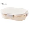 BPA-free Lunch Box Snack Container, with Separate Compartments Design, Food-Grade PP Box, Built-In Ice Insulated Layer Keeps Food Fresh Fruits