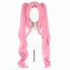 Alien Stage Zombie State Mizi Cosplay Costume Wig Pink Mini Dress Cute Big Bow Glitter Ruffle Skirt Idol Stage Outfit Full Set