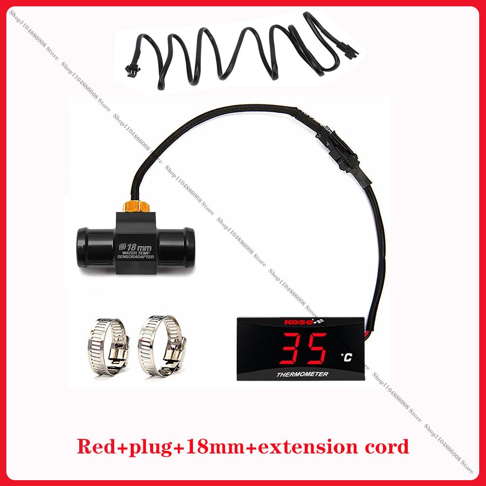 Motorcycle Temperature Measuring Instrument Koso Cylinder Head Temperature Sensor Water Temperature Gauge Oil Tempera Instrument
