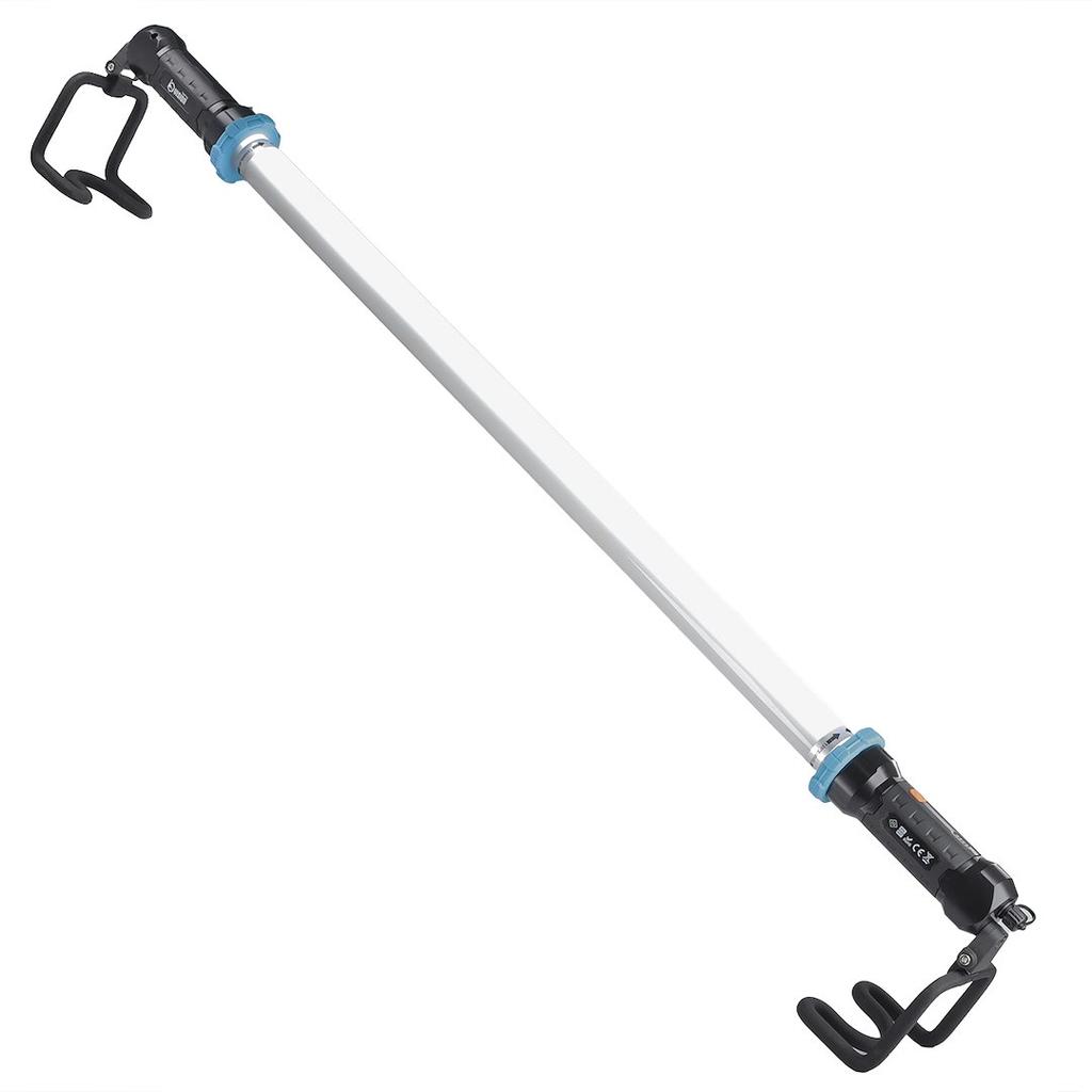 Werkstattleuchte / Leuchtstofflampe mit Halteklammern für unter die Motorhaube, 30W 3000 lm, AC/DC