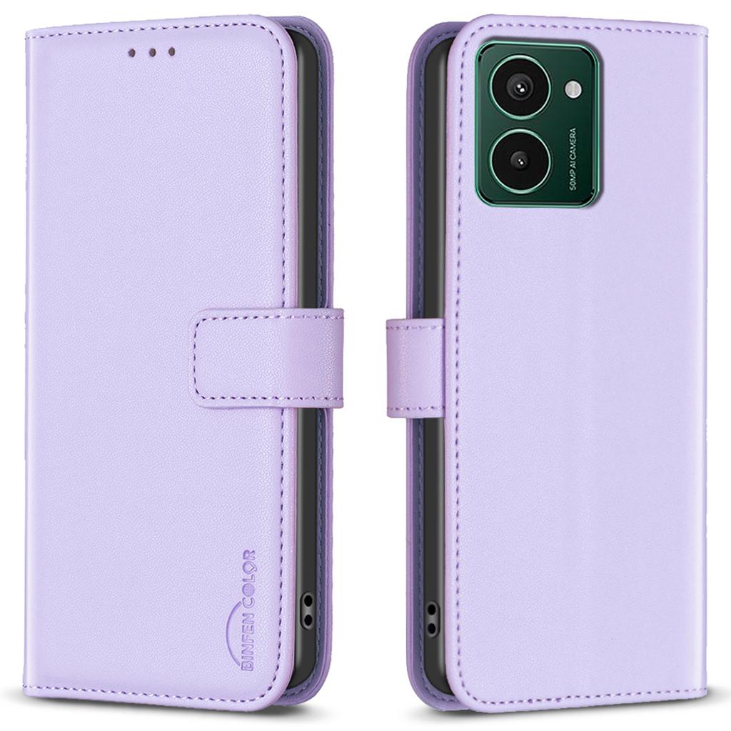 BINFEN COLOR BF17 For HMD Pulse Pro Case PU Leather Wallet Flip Phone Cover