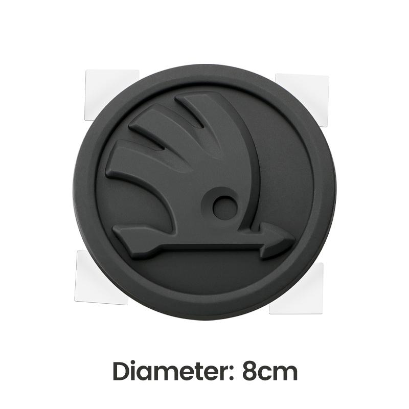 80mm 90mm ABS Emblem For Skoda Fabia 1 2 Octavia a7 RS Superb Rapid Yeti Karoq Vision Car Head Front Rear Boot Tailgate Sticker aga633