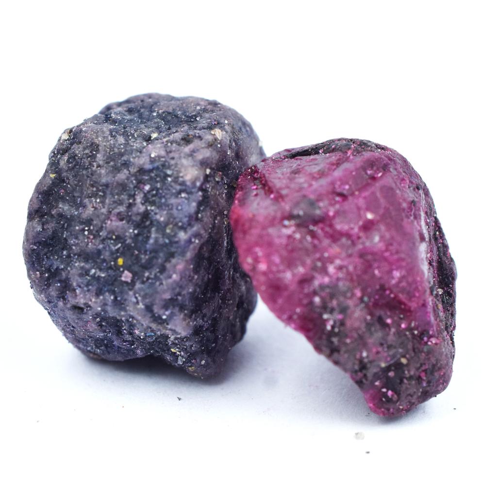 Natural Purple Sapphire 49ct Rough Certified Loose Gemstone