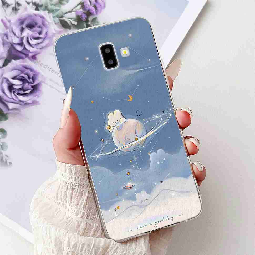For Samsung Galaxy J6 Plus Case J610F J610G Popular Painted Phone Cover Soft Silicone Cases For Samsung J6 Plus GalaxyJ6+ Coque