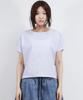Deumakeu Stripe Mini French Short Sleeve Shirt Blue