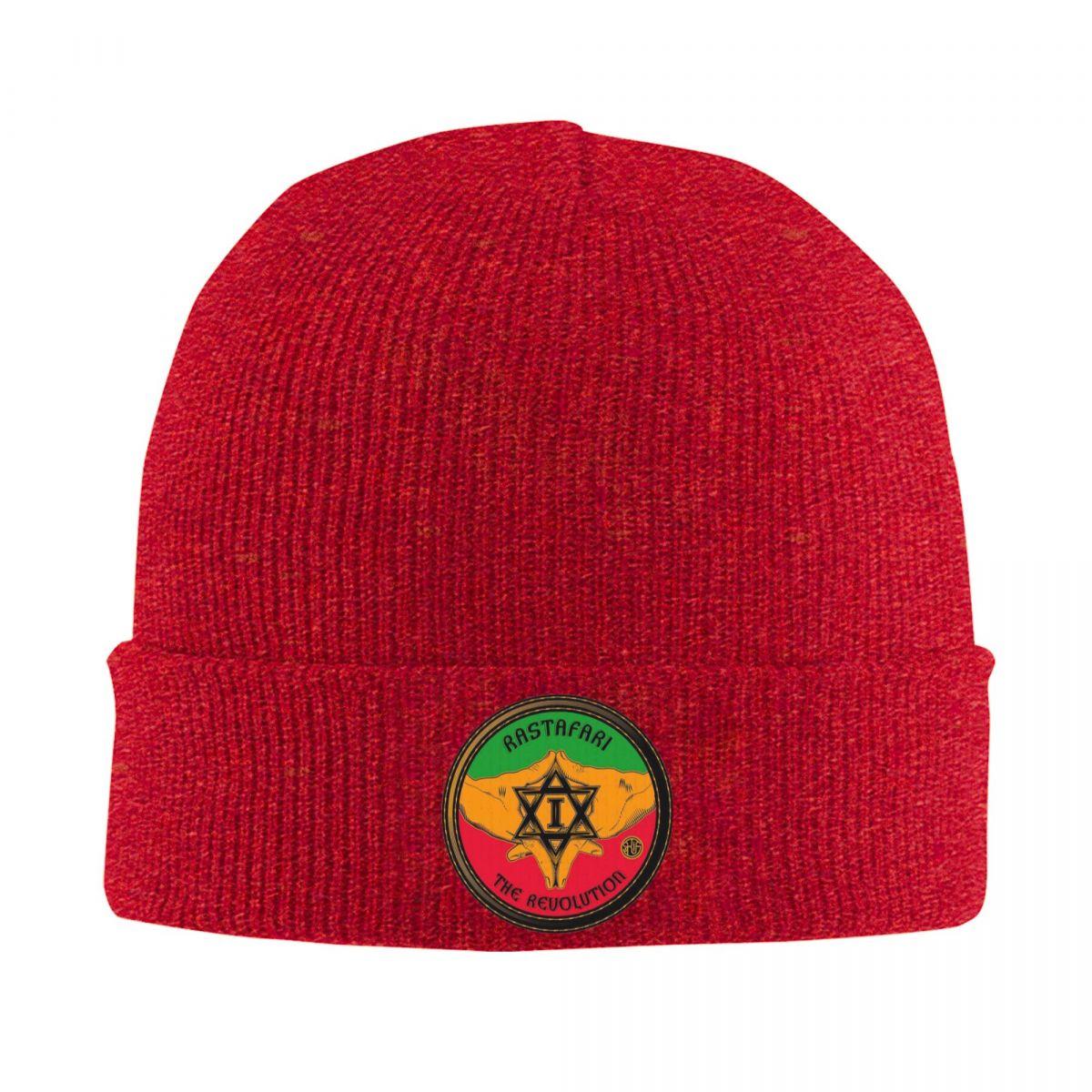 

Rasta Lion Of Judah Star Of David Warm Knitted Cap Winter Knit Bonnet Hat Skullies Beanies Hip Hop Caps for Unisex One Size