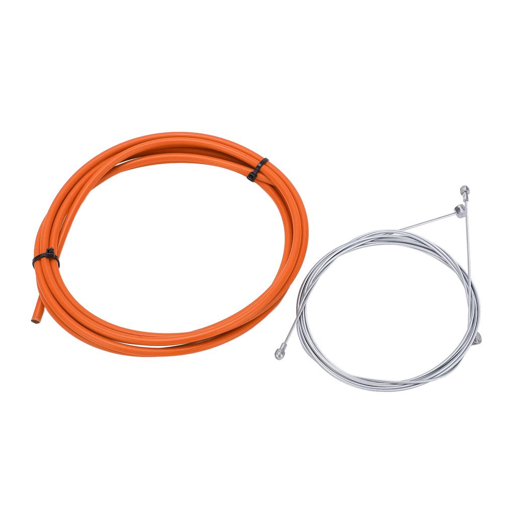 BOLANY Bike Bicycle Brake Cable and Housing Set Stable Strong 5mm Bicycle Brake CableOrange