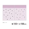 MORIPiLO Sanrio Lace Curtains Featuring My Melody and Kuromi Connecting Art 100x133cm Set of Cute Sanrio Midnight Makura No Morishita (Eba Pattern,