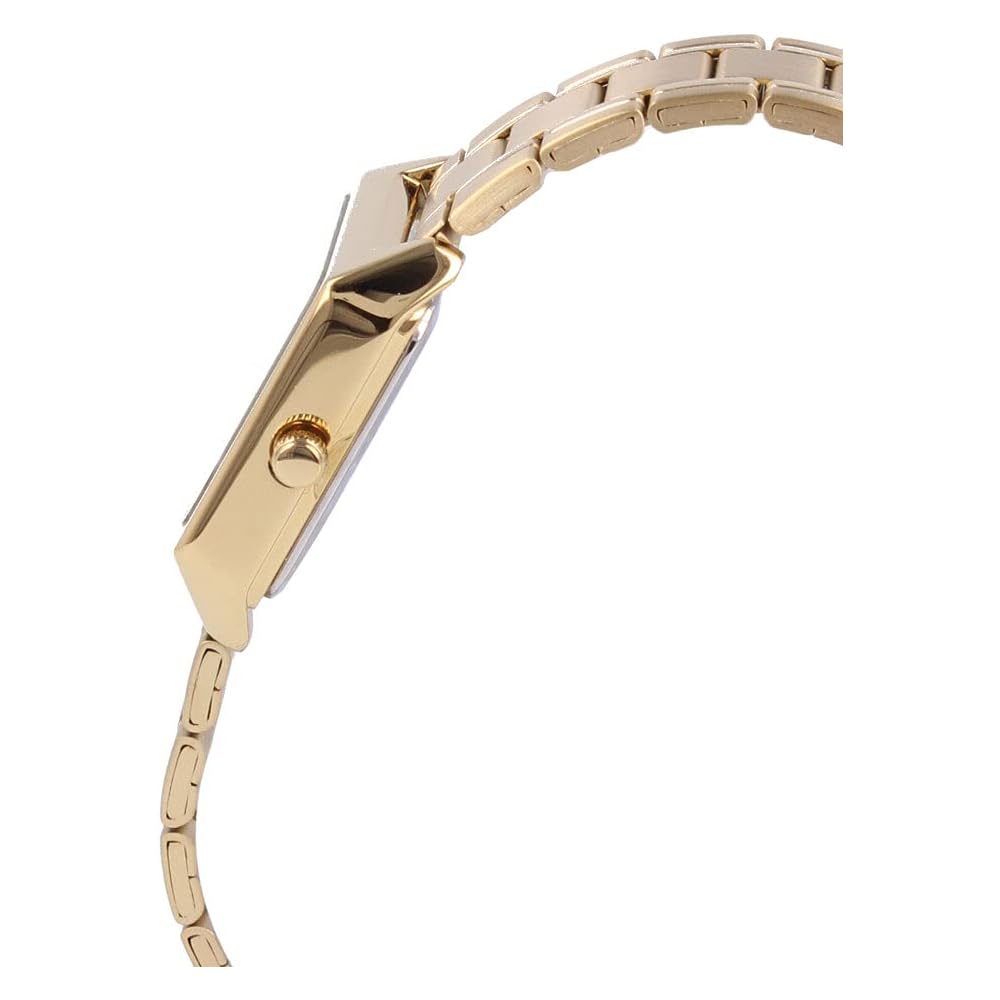 Casio Standard Analog Women's Square Metal Watch Gold LTP-V007G-9E
